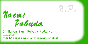 noemi pobuda business card